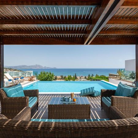 Villa Milena With Private Pool, Vlicha Beach Lindos Экстерьер фото