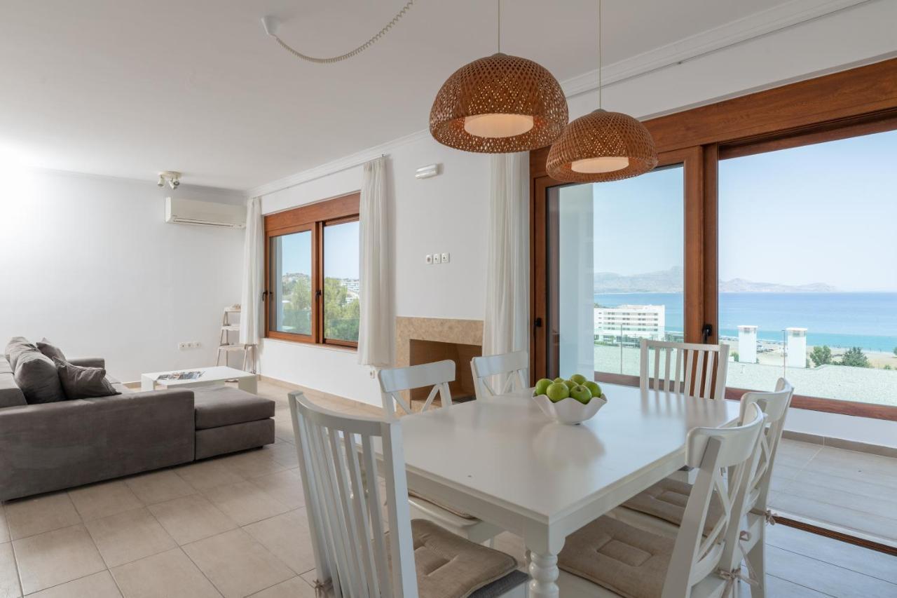 Villa Milena With Private Pool, Vlicha Beach Lindos Экстерьер фото