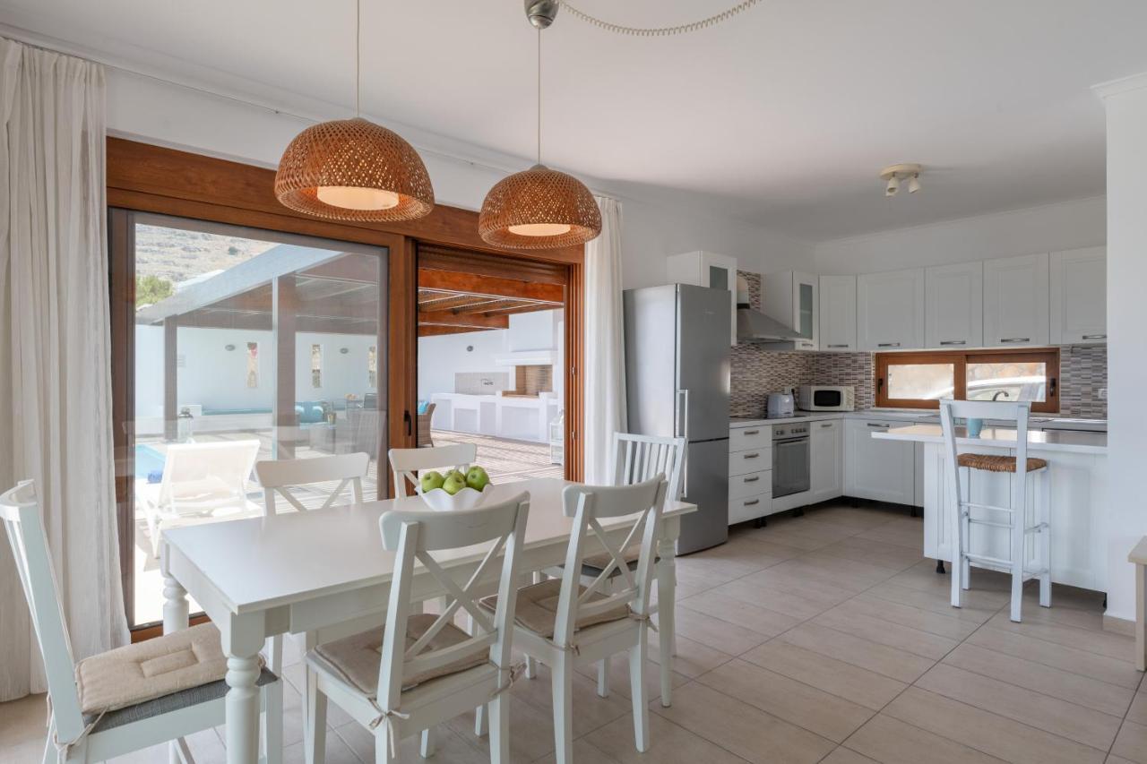 Villa Milena With Private Pool, Vlicha Beach Lindos Экстерьер фото